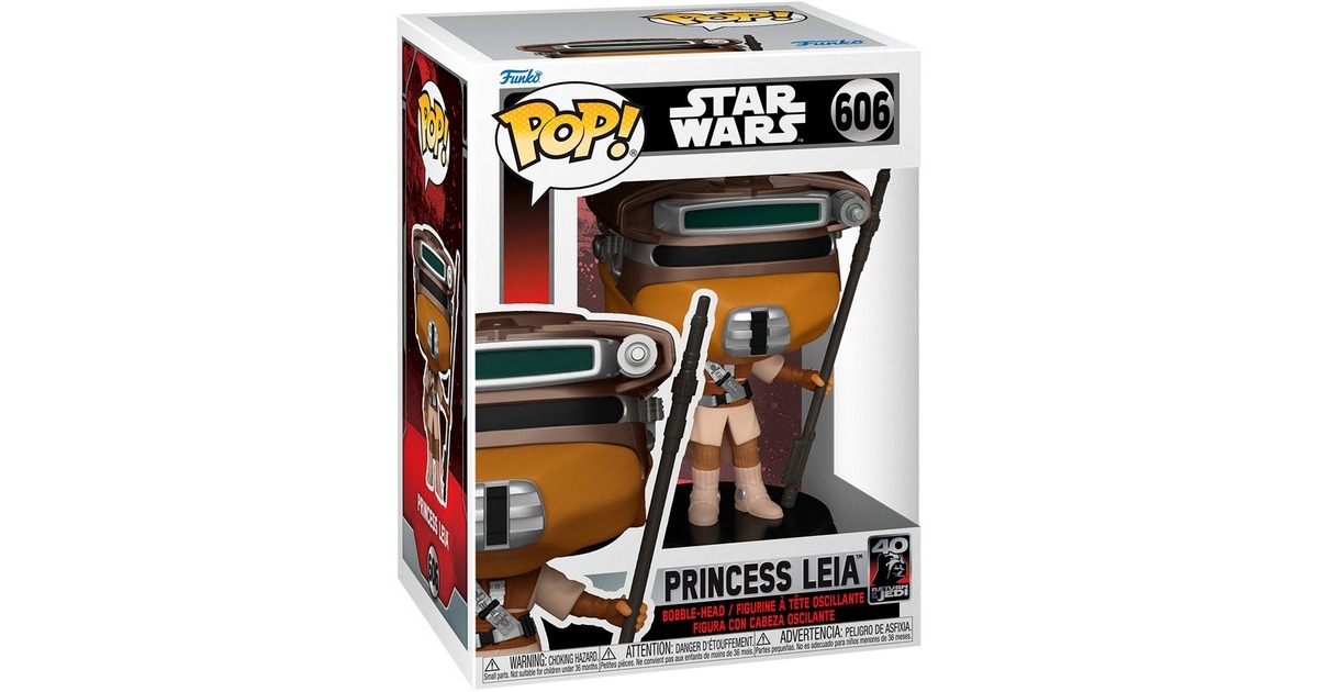 Funko POP! Star Wars - Princess Leia as Boushh, Spielfigur(10,9 cm)