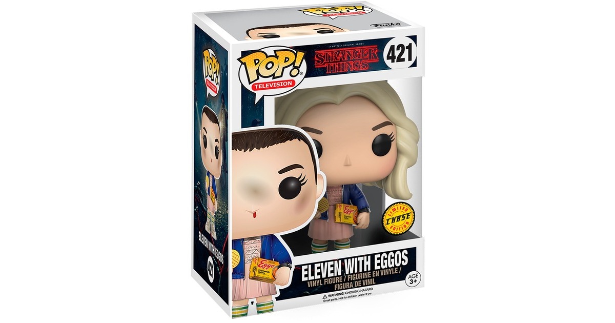 Funko POP! Stranger Things - Eleven with Eggos, Spielfigur(9,5 cm)