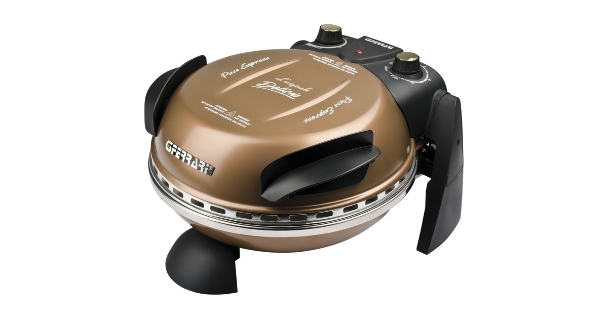 G3 Ferrari Delizia Pizzaofen G1000608(kupfer, 1.200 Watt, für Pizza Ø 31cm, Limited Edition)