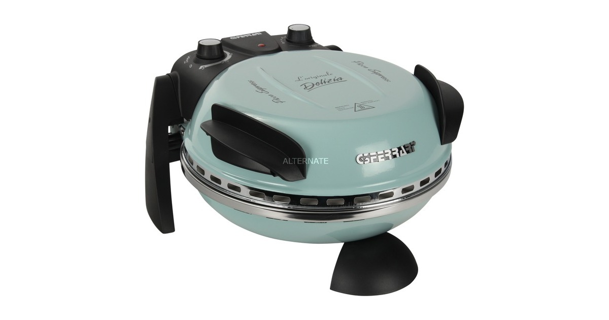 G3 Ferrari Delizia Pizzaofen G1000613 cool blue(hellblau, 1.200 Watt, für Pizza Ø 31cm)