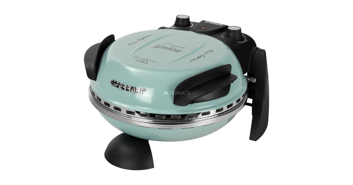 G3 Ferrari Delizia Pizzaofen G1000613 cool blue(hellblau, 1.200 Watt, für Pizza Ø 31cm)