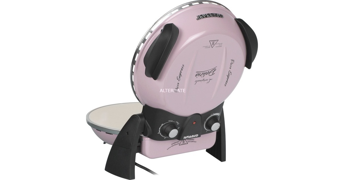 G3 Ferrari Delizia Pizzaofen G1000616 icy pink(hellrosa, 1.200 Watt, für Pizza Ø 31cm)