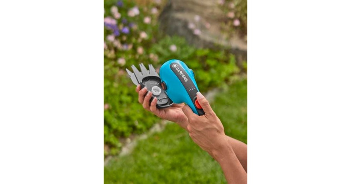 GARDENA Akku-Grasschere ClassicCut Li, 3,6Volt(türkis/schwarz, Li-Ionen-Akku 2,5Ah)