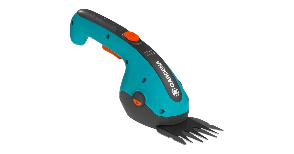 GARDENA Akku-Grasschere ClassicCut Li, 3,6Volt(türkis/schwarz, Li-Ionen-Akku 2,5Ah)