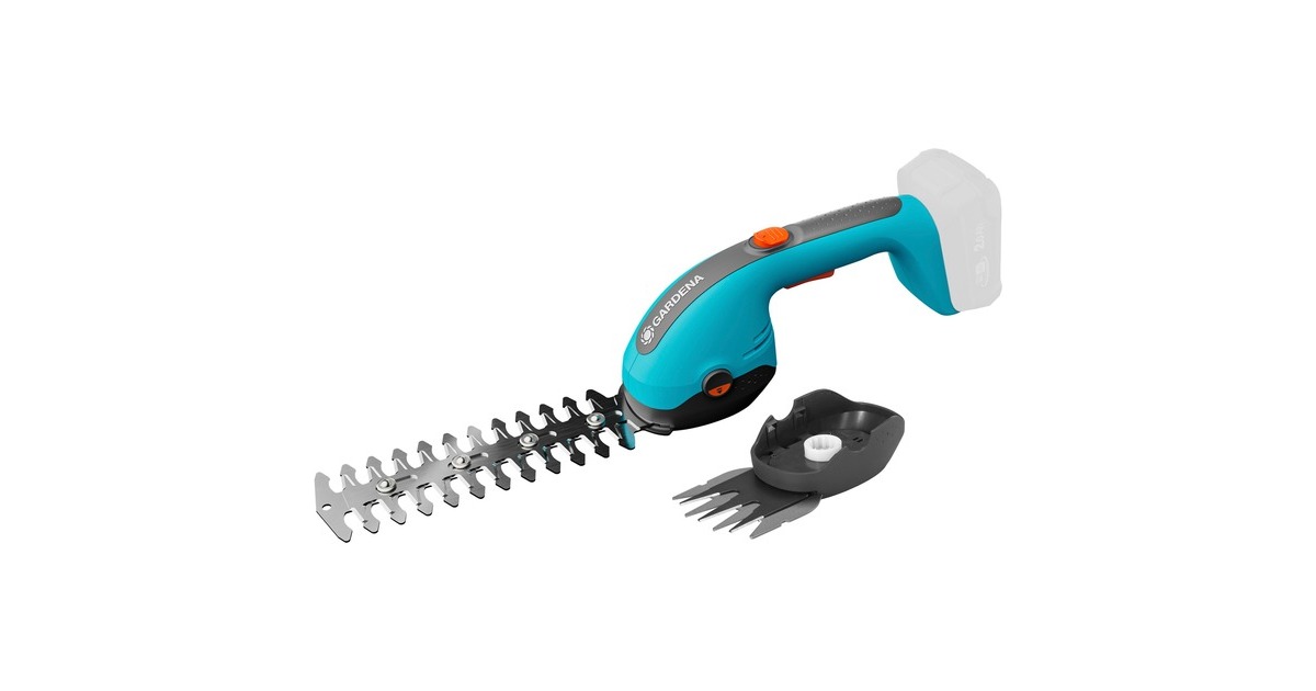 GARDENA Akku-Grasschere PowerCut 20/18V P4A solo, mit Strauchmesser(türkis/grau, ohne Akku und Ladegerät, POWER FOR ALL ALLIANCE)