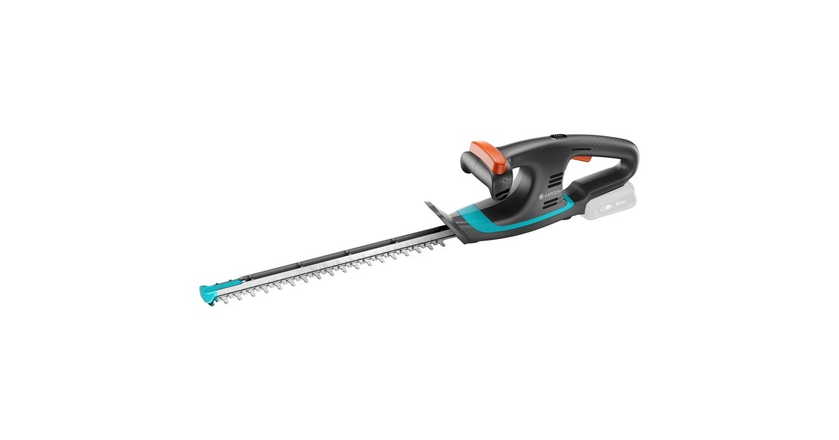 GARDENA Akku-Heckenschere EasyCut 40/18V P4A solo, 18Volt(dunkelgrau/türkis, ohne Akku und Ladegerät, POWER FOR ALL ALLIANCE)