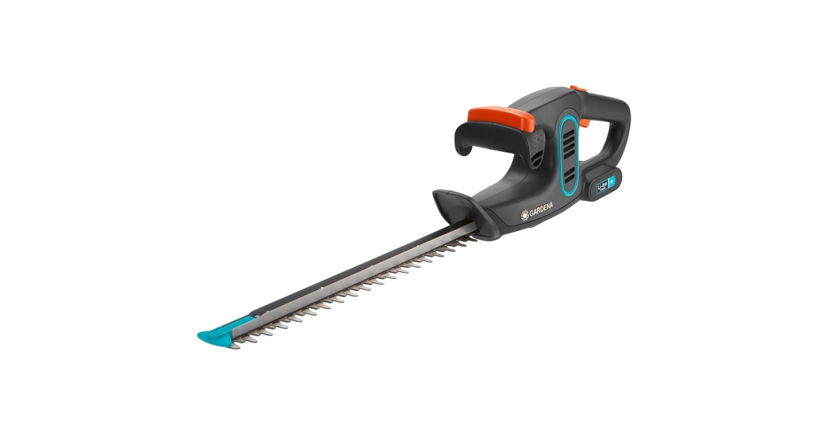 GARDENA Akku-Heckenschere EasyCut Li, 14,4Volt(grau/türkis, Li-Ionen-Akku 2,0Ah)