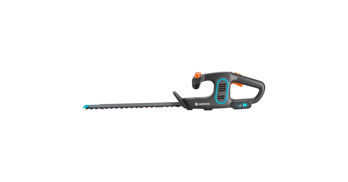 GARDENA Akku-Heckenschere EasyCut Li, 14,4Volt(grau/türkis, Li-Ionen-Akku 2,0Ah)