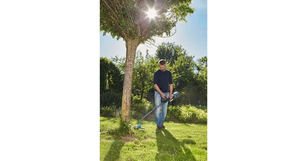 GARDENA Akku-Trimmer PowerCut Li-40/30, 36Volt, Rasentrimmer(schwarz/türkis, ohne Akku und Ladegerät)