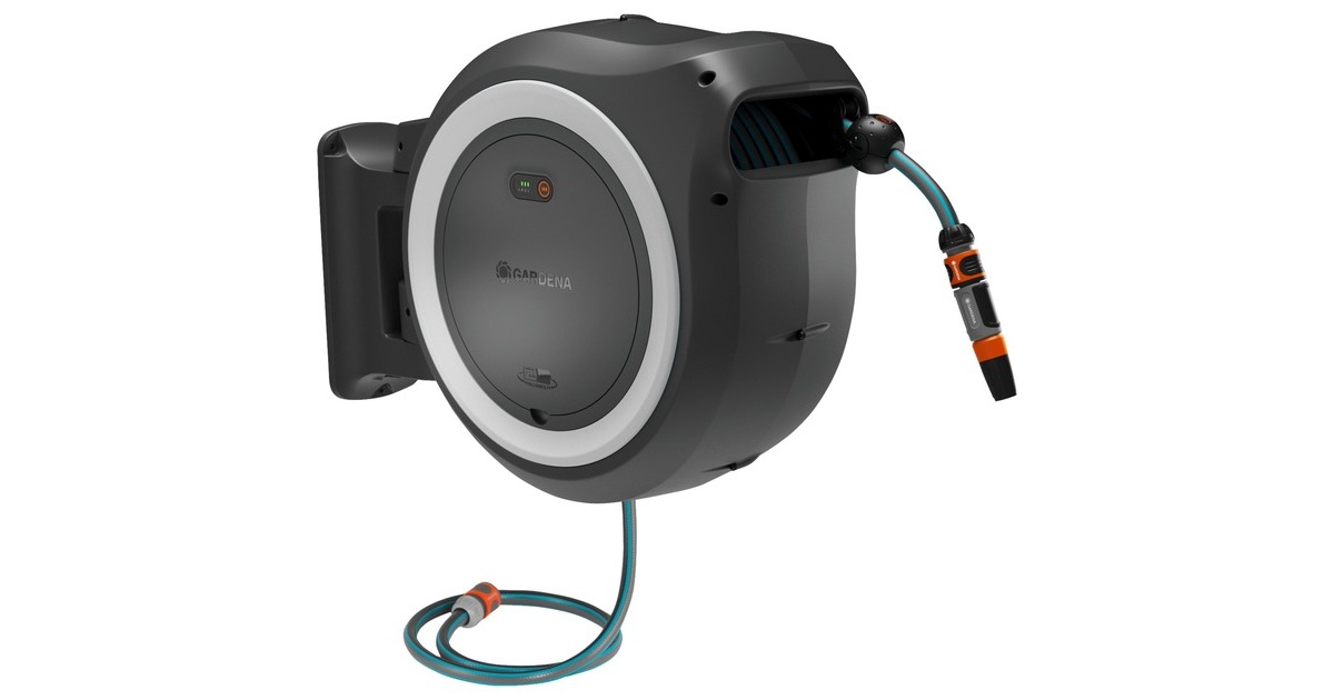 GARDENA Akku-Wand-Schlauchbox PowerRoll XL 18V P4A solo, 35 Meter, Schlauchtrommel(grau/weiß, ohne Akku und Ladegerät, POWER FOR ALL ALLIANCE) GARDENA Akku-Wand-Schlauchbox PowerRoll XL 18V P4A solo, 35 Meter, Schlauchtrommel(grau/weiß, ohne Akku und Ladegerät, POWER FOR ALL ALLIANCE)