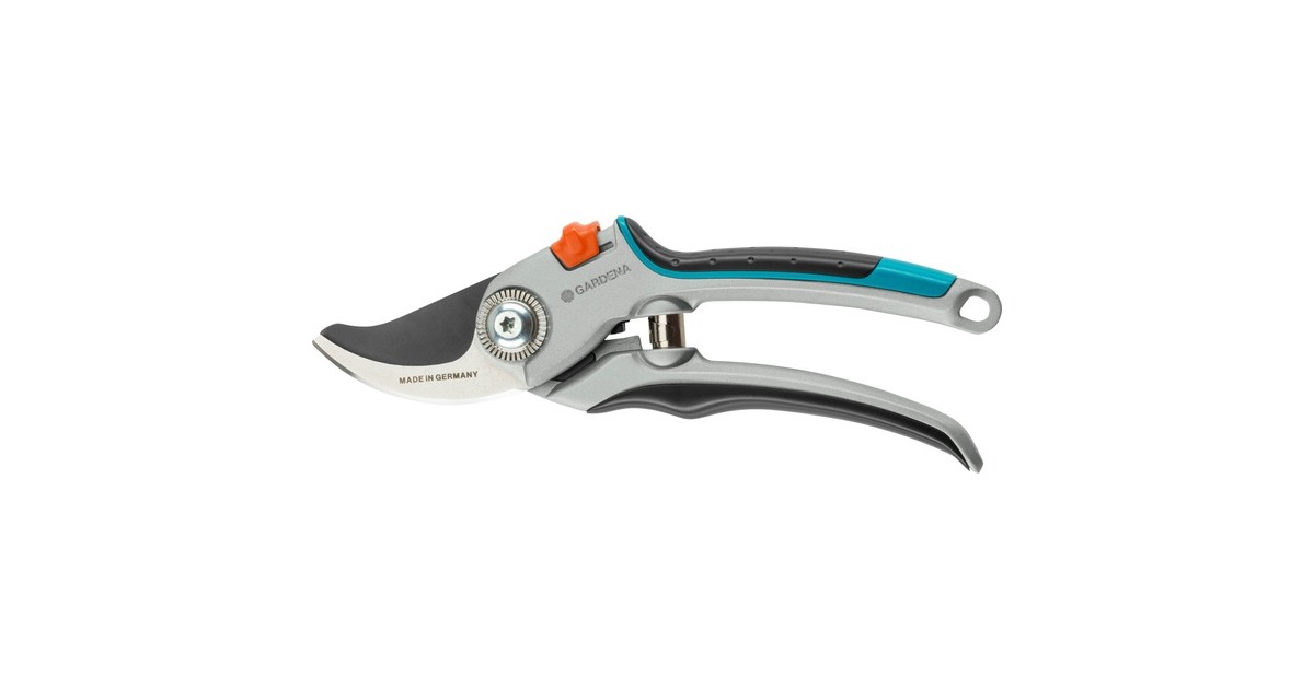 GARDENA Alu Gartenschere B/L(grau/türkis, Bypass)