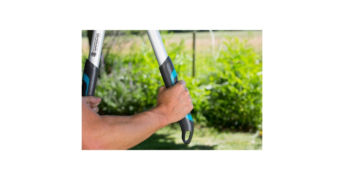 GARDENA Astschere TeleCut long 650-900 B(grau/türkis, 65cm - 90cm)
