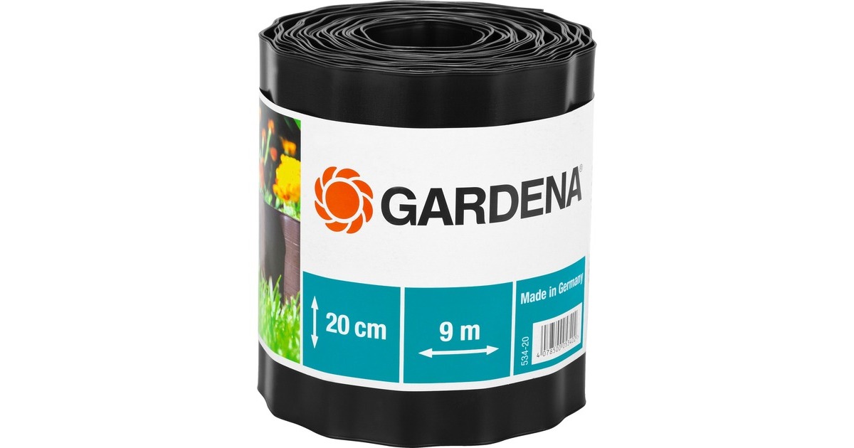 GARDENA Beeteinfassung, 20cm hoch, Begrenzung(braun)