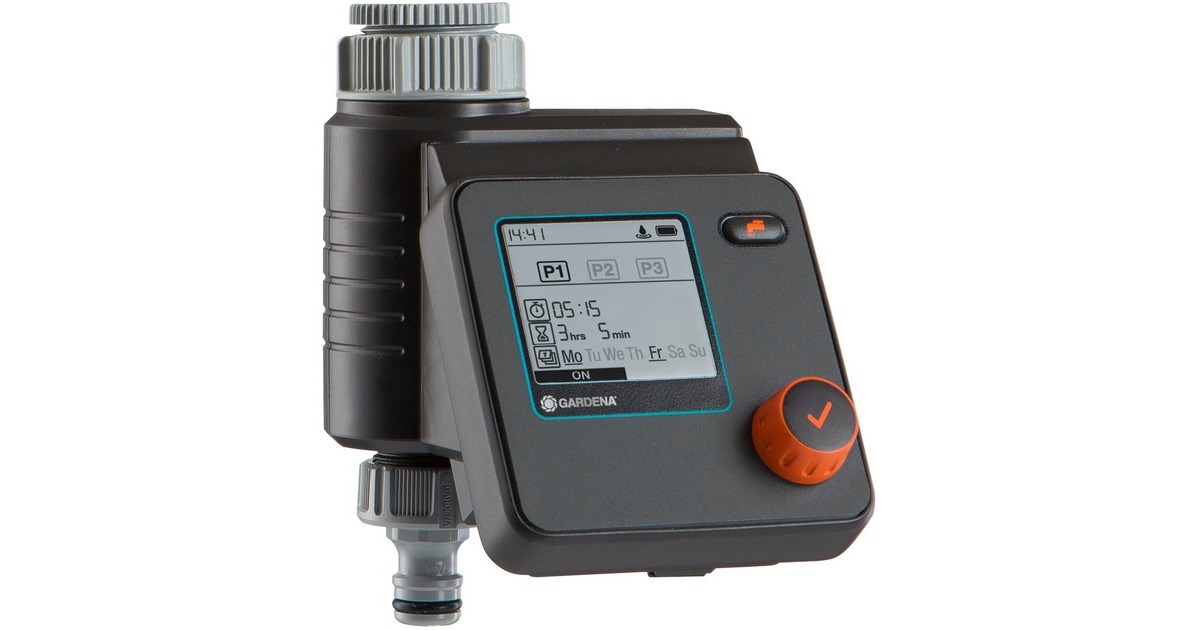 GARDENA Bewässerungssteuerung Select(grau/orange)