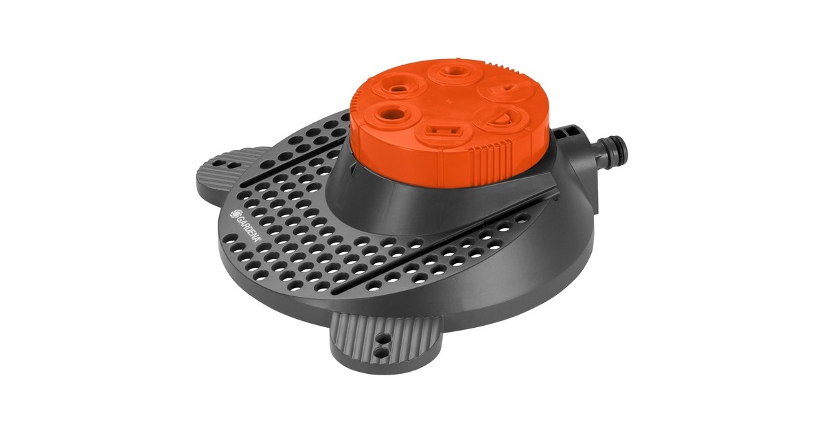 GARDENA Classic 6-Flächenregner Boogie(grau/orange)