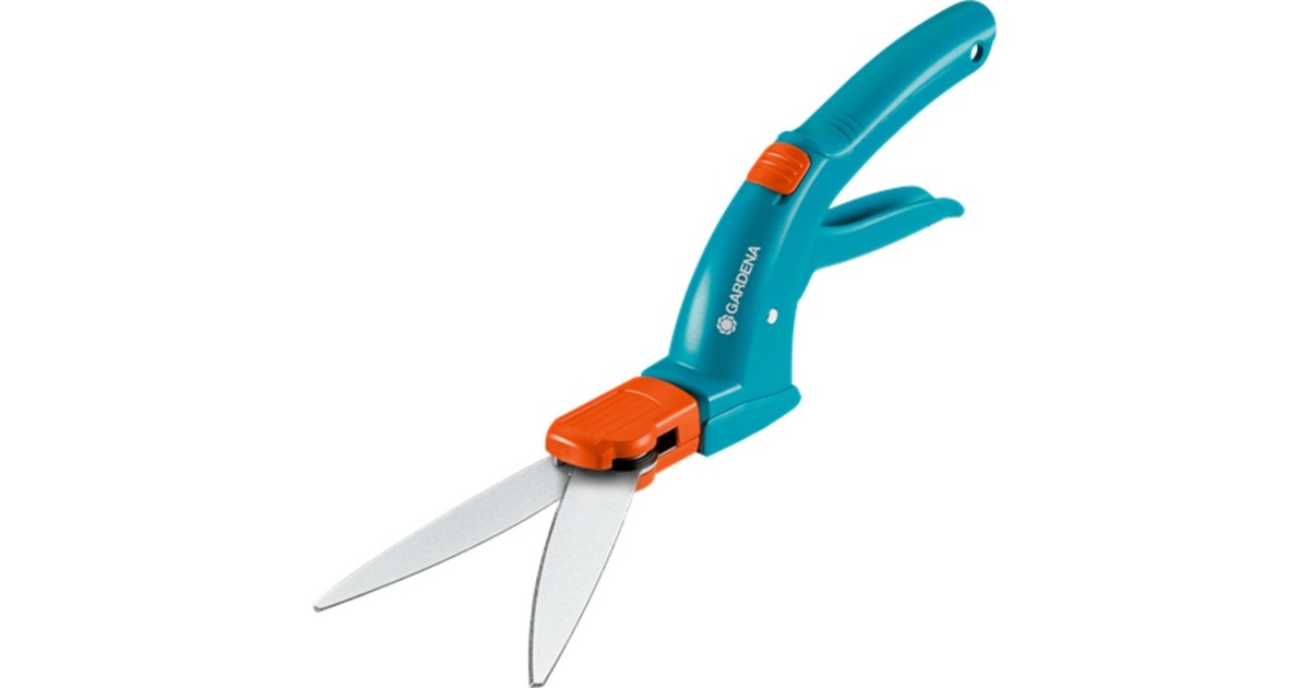 GARDENA Classic Grasschere drehbar, lose(türkis/orange)