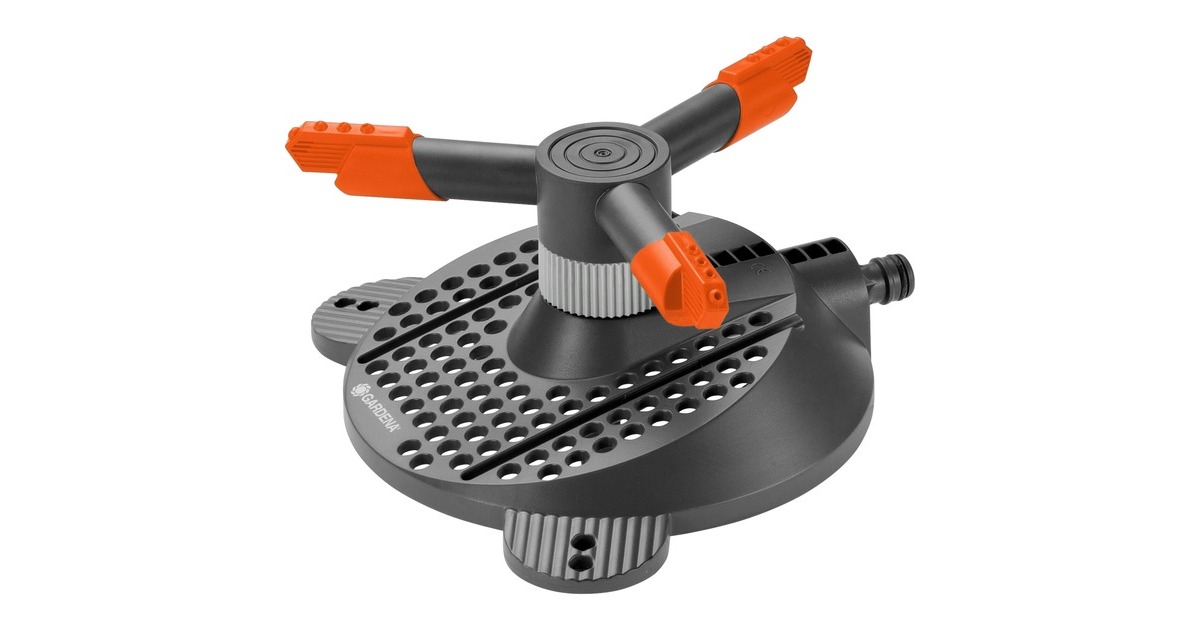 GARDENA Classic Kreisregner Samba(grau/orange) GARDENA Classic Kreisregner Samba(grau/orange)