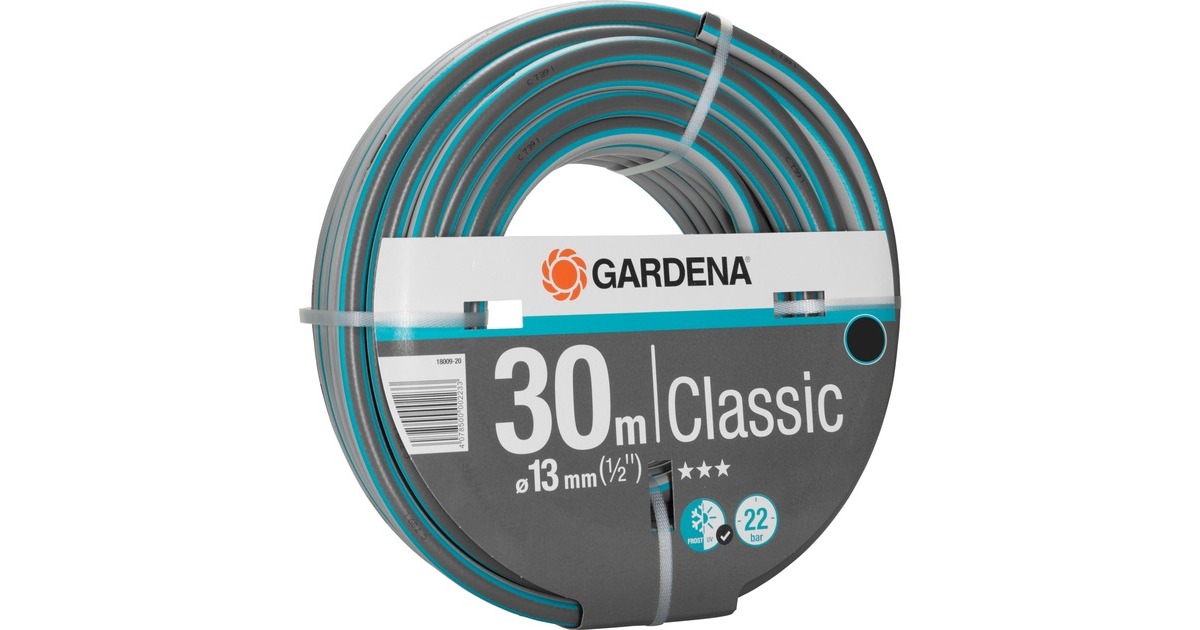 GARDENA Classic Schlauch 13mm (1/2")(grau/türkis, 30 Meter) GARDENA Classic Schlauch 13mm (1/2")(grau/türkis, 30 Meter)