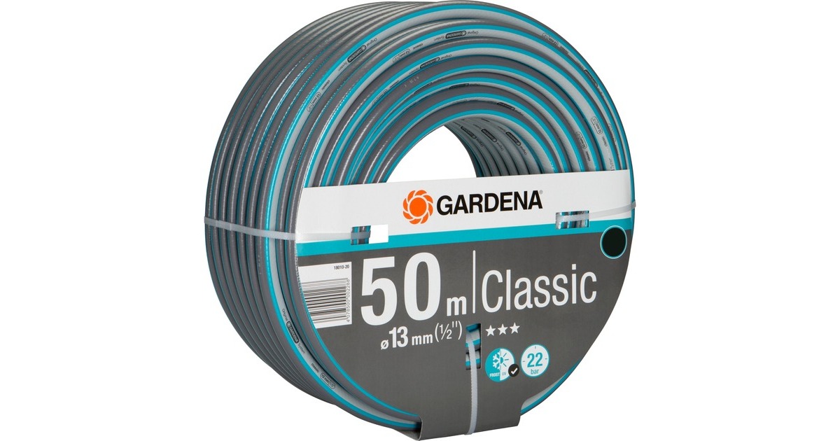 GARDENA Classic Schlauch 13mm (1/2")(grau/türkis, 50 Meter) GARDENA Classic Schlauch 13mm (1/2")(grau/türkis, 50 Meter)