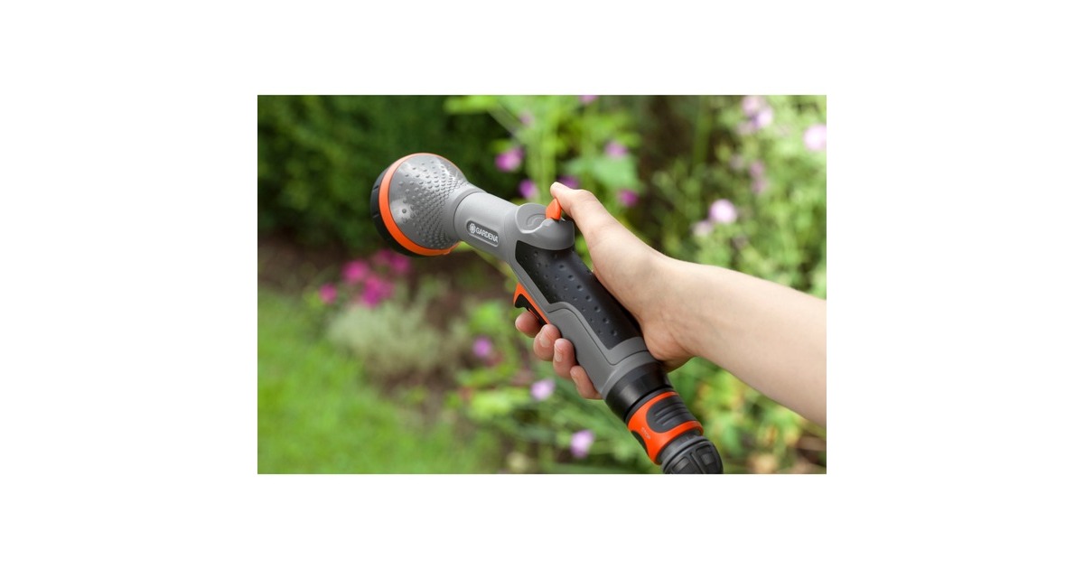 GARDENA Comfort Brause für empfindliche Pflanzen (18321-20), Sprühpistole(grau/orange)