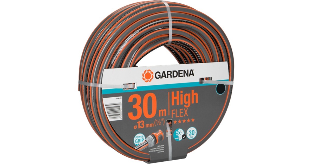 GARDENA Comfort HighFLEX Schlauch 13mm (1/2")(grau/orange, 30 Meter)