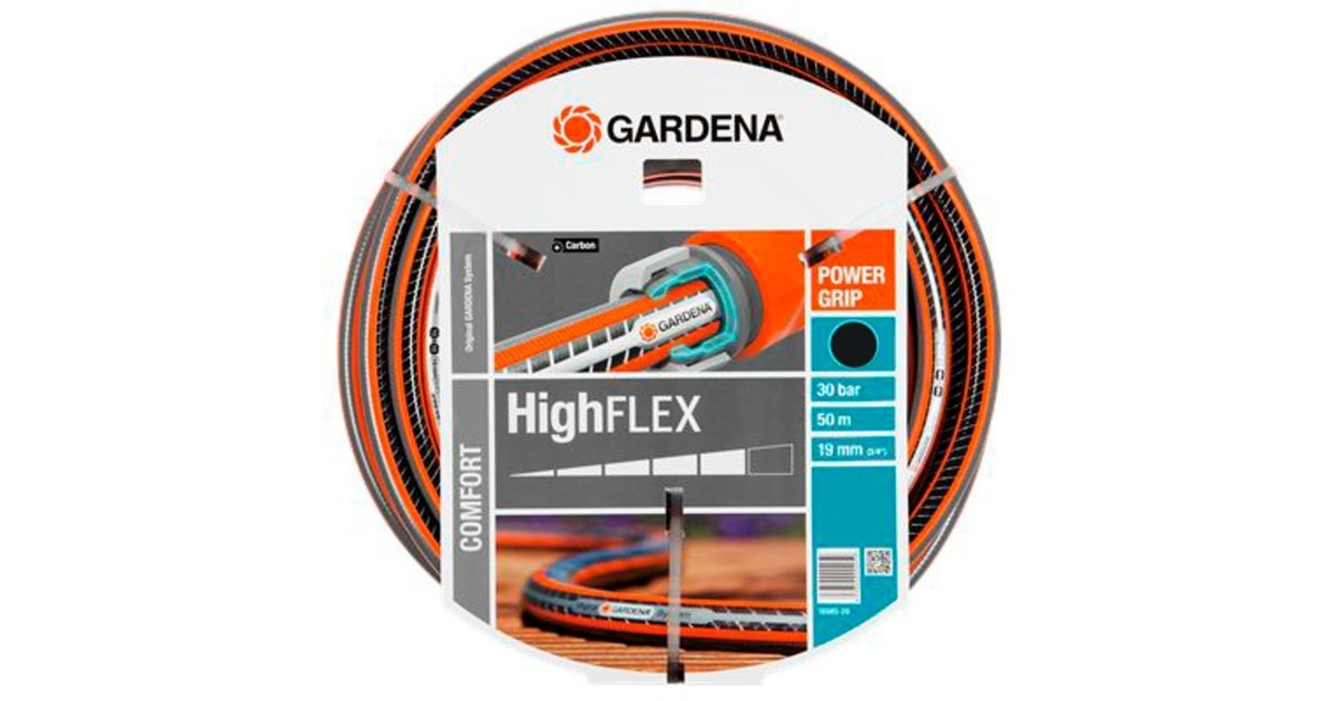 GARDENA Comfort HighFLEX Schlauch 19mm (3/4")(grau/orange, 50 Meter)