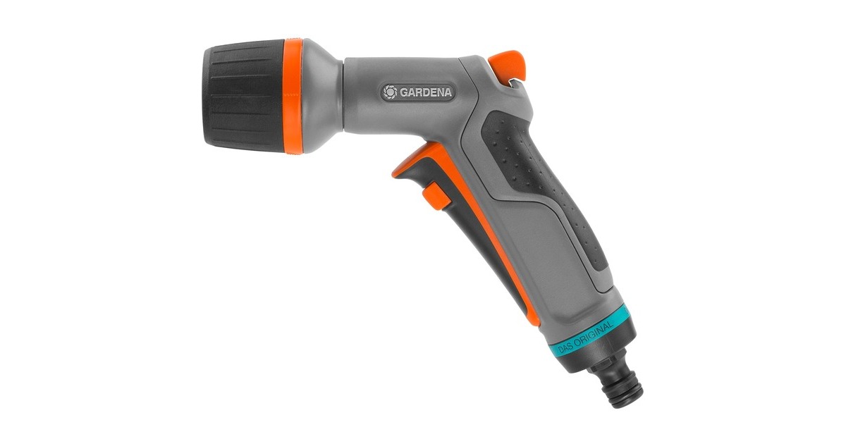 GARDENA Comfort Reinigungsspritze ecoPulse, Sprühpistole(grau/orange)