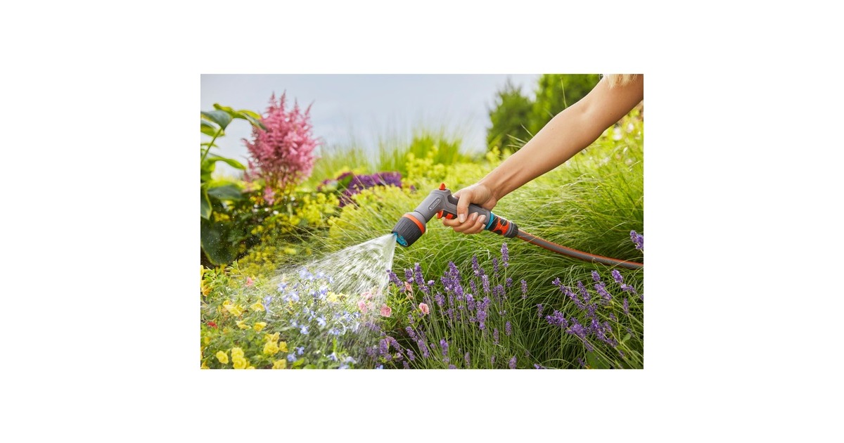 GARDENA Comfort Reinigungsspritze ecoPulse, Sprühpistole(grau/orange)