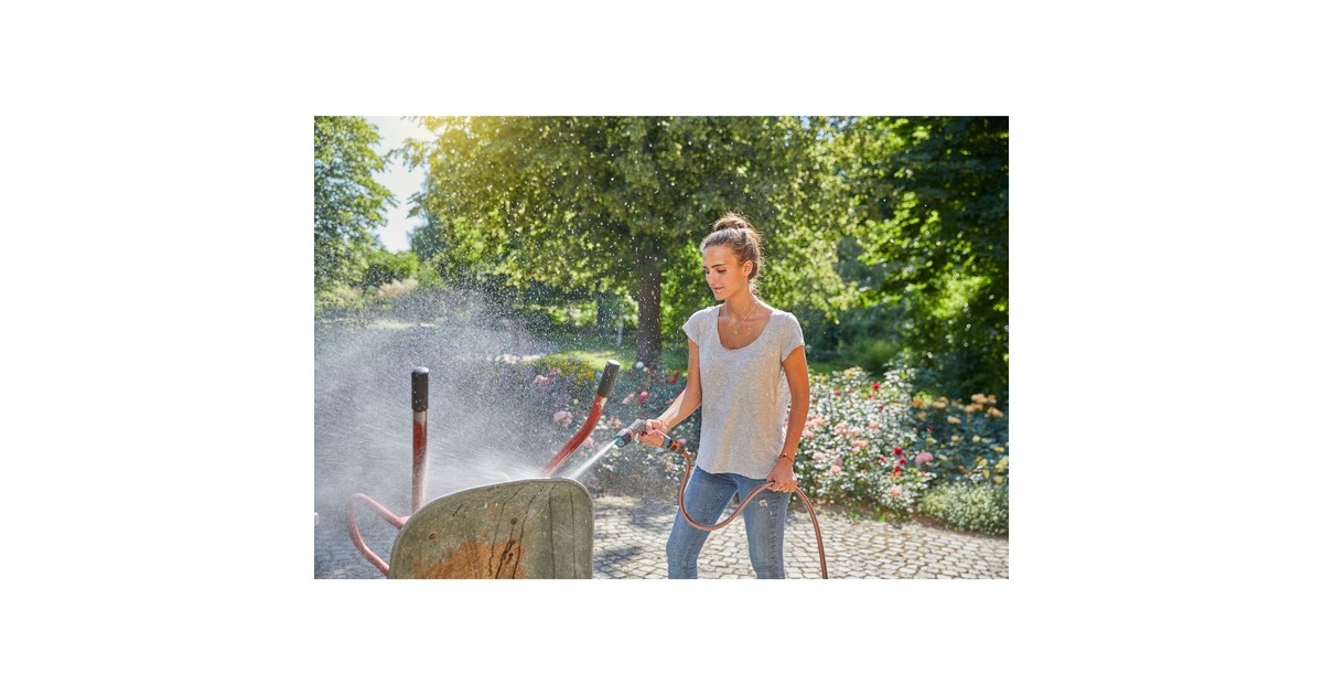 GARDENA Comfort Reinigungsspritze ecoPulse, Sprühpistole(grau/orange)