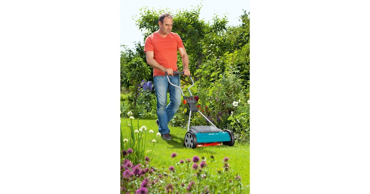 GARDENA Comfort Spindelmäher 400 C(türkis)