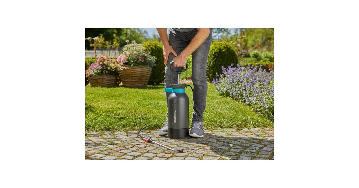 GARDENA Drucksprüher 5 L Comfort(grau/türkis)