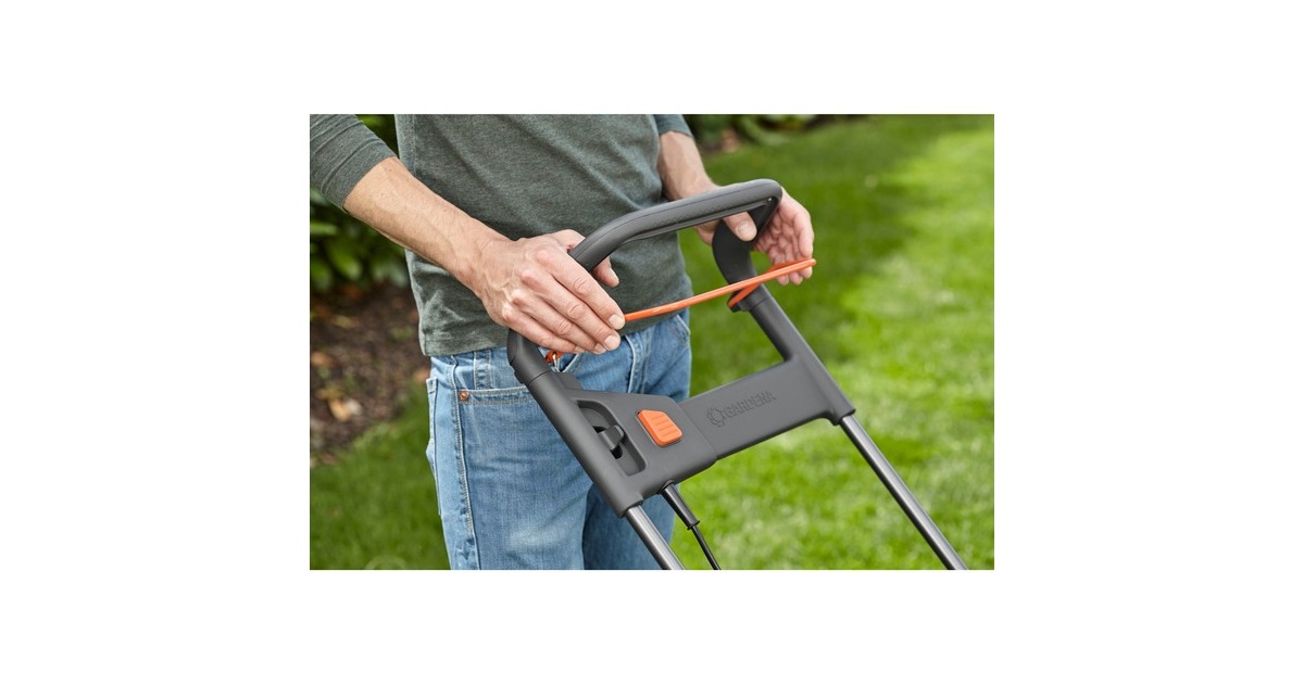 GARDENA E-Rasenmäher PowerMax 1800/42(schwarz/türkis, 1.800 Watt)