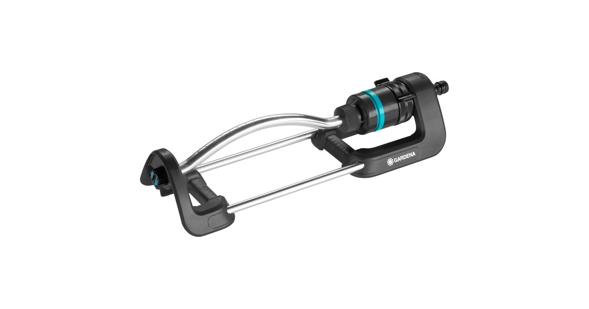 GARDENA EcoLine Viereckregner(schwarz/türkis, bis max. 220m²)