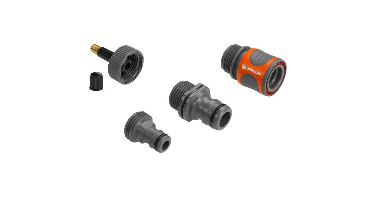 GARDENA Entwässerungsventil-Set(grau/orange)