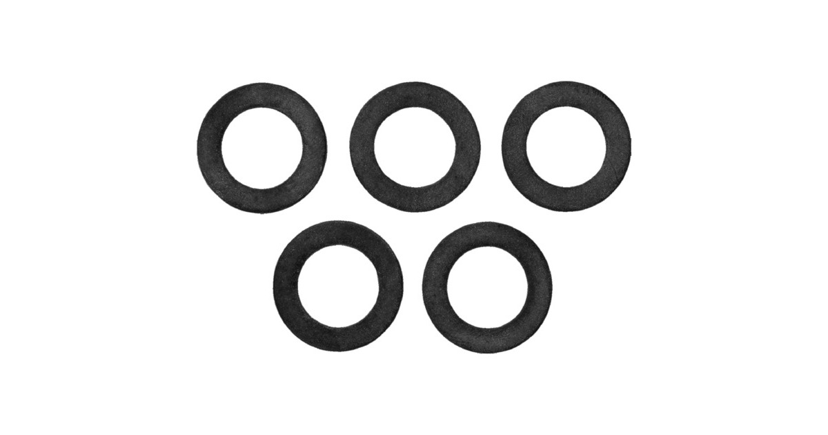 GARDENA Flachdichtung 5300-20(schwarz, 5 Stück)