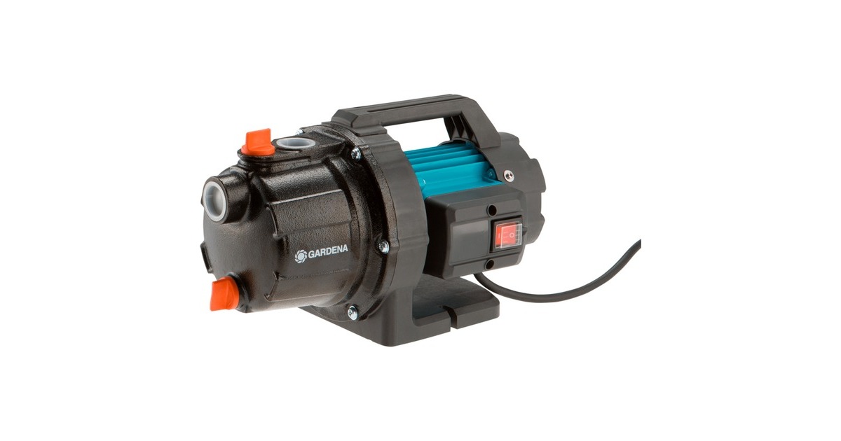 GARDENA Gartenpumpe 3700/4 BASIC(türkis/schwarz, 800 Watt)