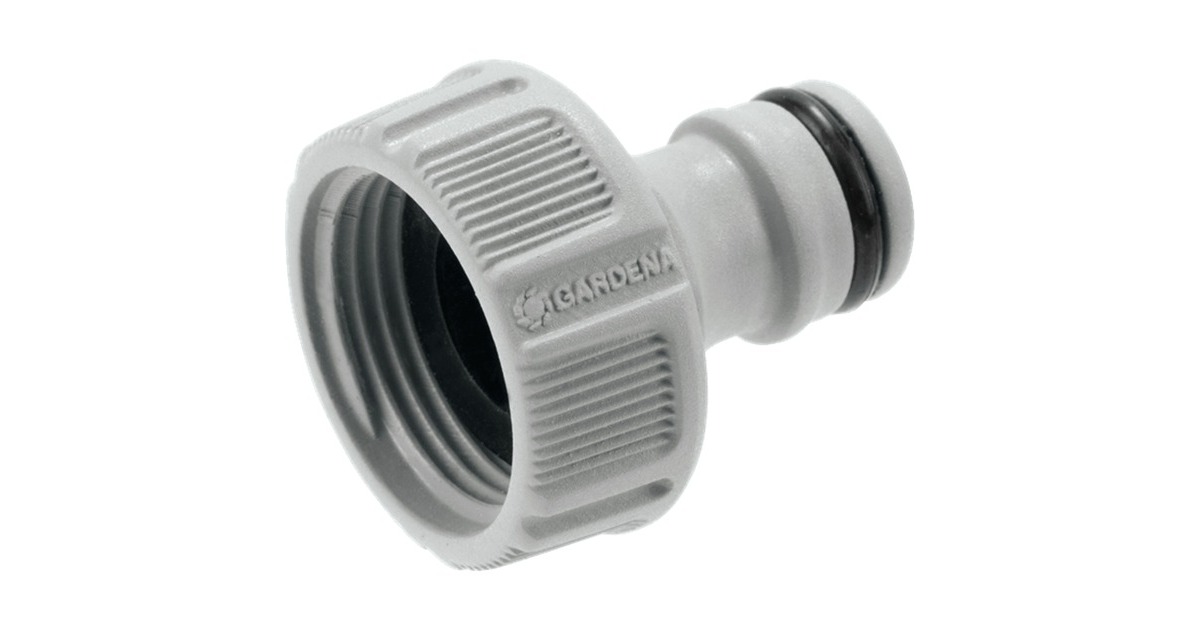 GARDENA Hahnverbinder 26,5mm (G 3/4"), Hahnstück(grau) GARDENA Hahnverbinder 26,5mm (G 3/4"), Hahnstück(grau)