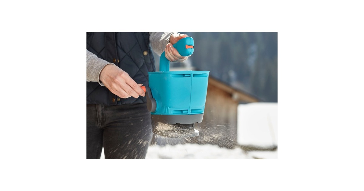 GARDENA Handstreuer M (431-20), Streugerät(türkis/schwarz)