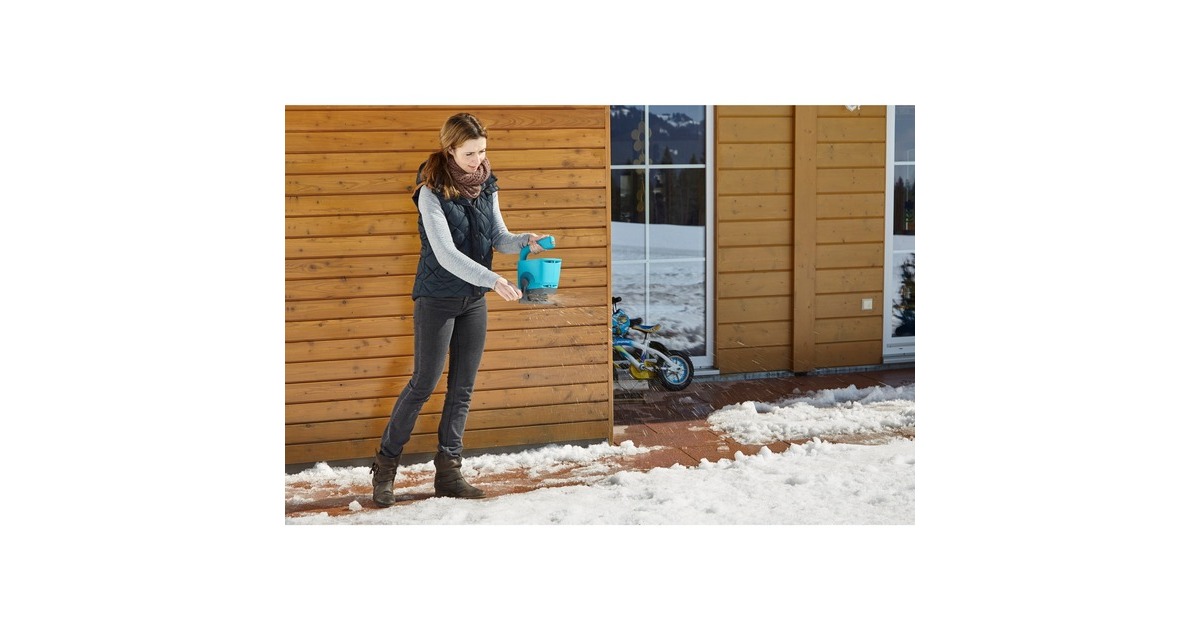 GARDENA Handstreuer M (431-20), Streugerät(türkis/schwarz)