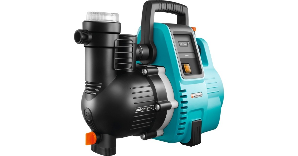 GARDENA Hauswasserautomat Comfort 4000/5, Pumpe(türkis/schwarz, 1.100 Watt)