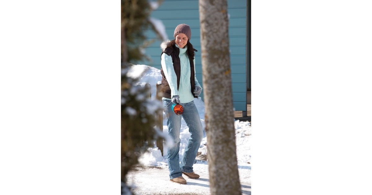 GARDENA Kleinstreuer S (3255-20), Streugerät(türkis/schwarz)