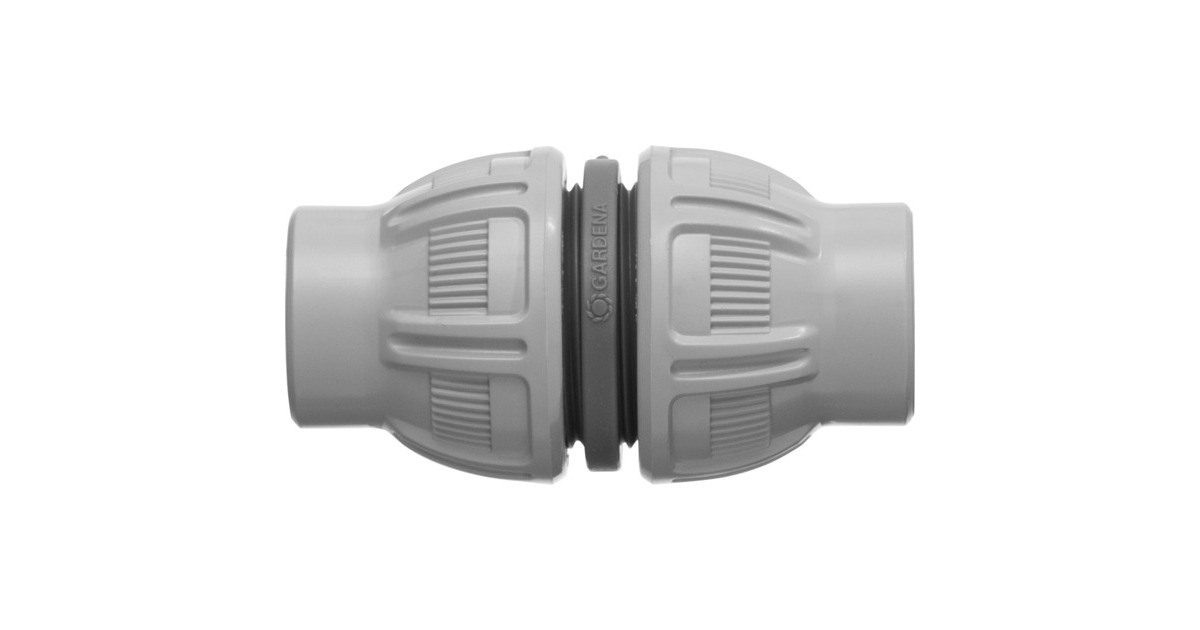 GARDENA Liano Reparator 3/4", Schlauchstück(grau, für 19mm Textilschlauch)