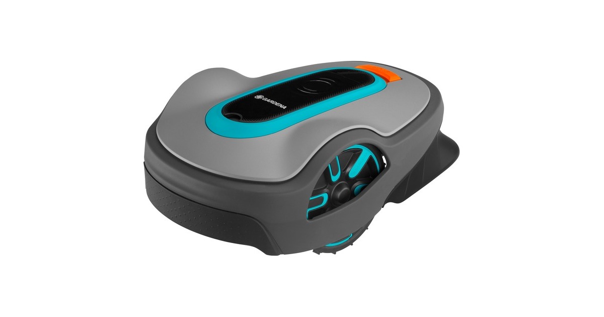 GARDENA Mähroboter SILENO life 750m²(grau/türkis, Li-Ionen Akku 2,1Ah)