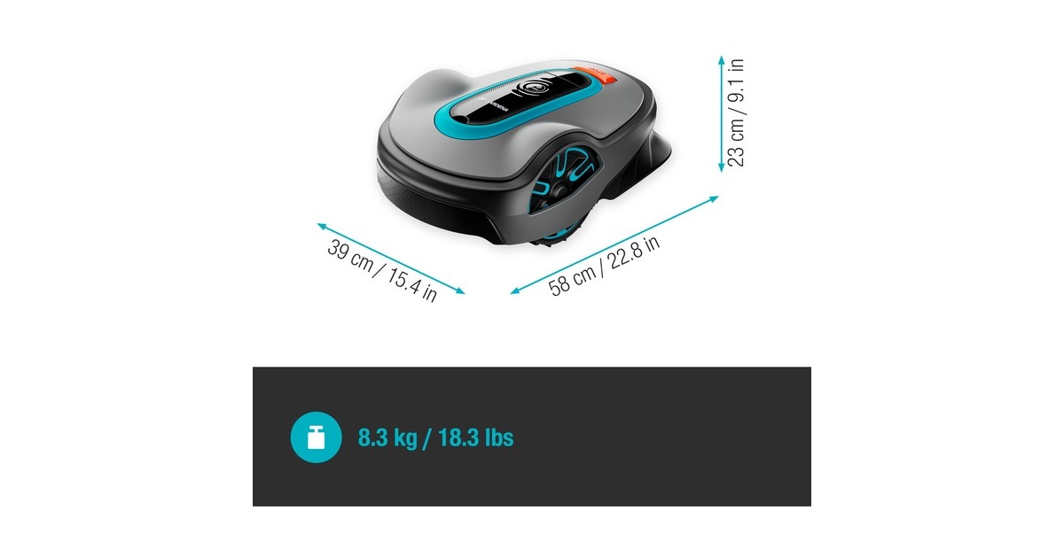 GARDENA Mähroboter smart SILENO life 750m² Set(grau/türkis, Li-Ionen Akku 2,1Ah, LONA-Technologie) GARDENA Mähroboter smart SILENO life 750m² Set(grau/türkis, Li-Ionen Akku 2,1Ah, LONA-Technologie)