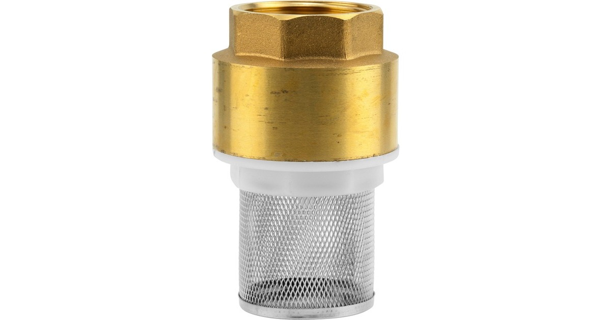 GARDENA Messing Fußventil 42mm (G 1.1/4"), Filter