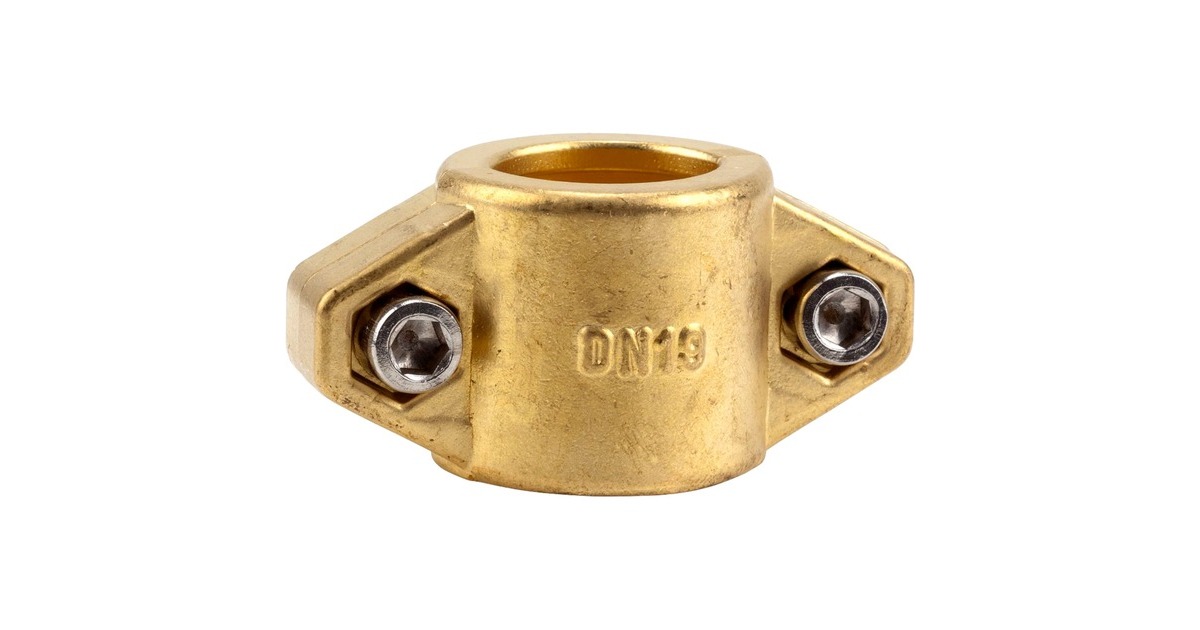 GARDENA Messing Klemmschale für 19mm (3/4")-Schläuche, Halterung