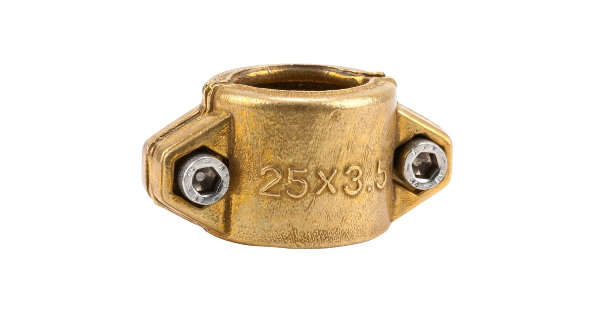 GARDENA Messing Klemmschale für 25mm (1")-Schläuche, Halterung