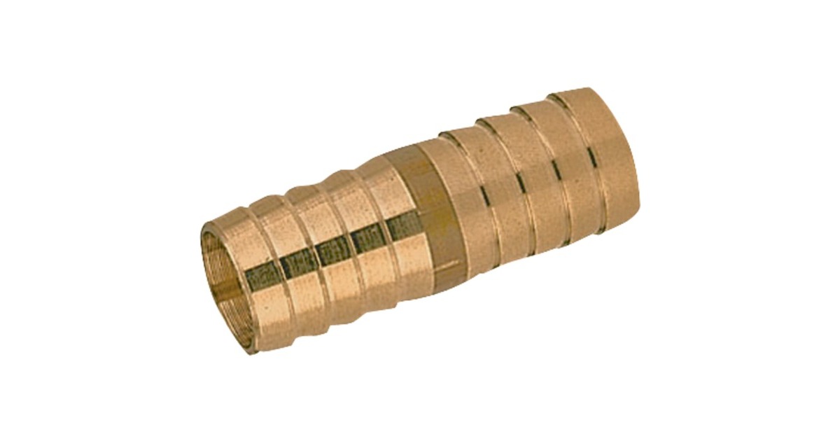 GARDENA Messing Reparatur-Röhrchen 19mm (3/4"), Kupplung(für 19mm-Schläuche)