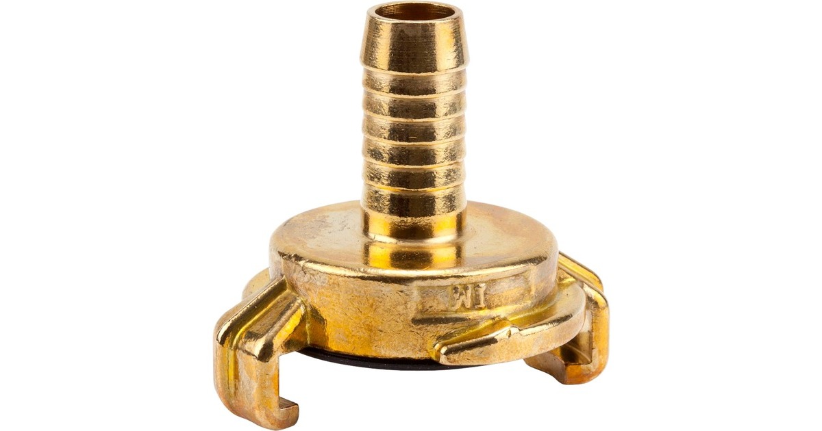 GARDENA Messing Schlauchstück, für 13mm (1/2“)- und 16mm (5/8“)-Schläuche(mit Schnellkupplung)