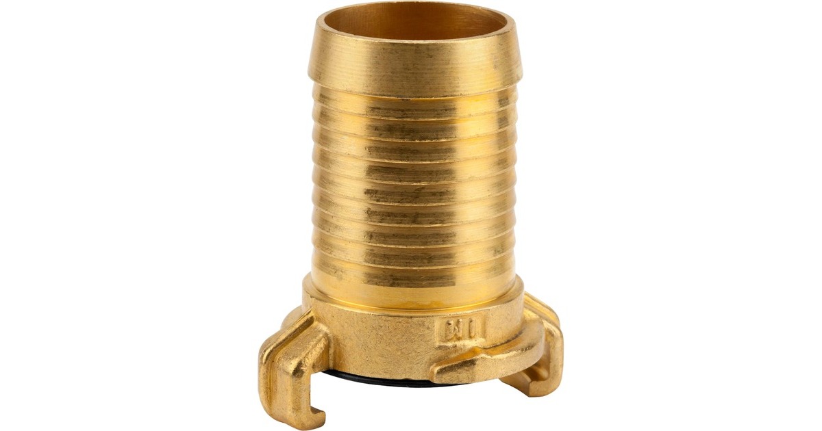 GARDENA Messing Schlauchstück, für 32mm (1.1/4“)-Schläuche(mit Schnellkupplung)